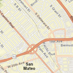 1251-1299 S El Camino Real, San Mateo, CA 94402, USA Street Map