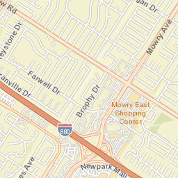 38100-38176 Farwell Dr Fremont CA Street Map