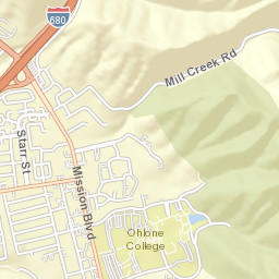 43400 Mission Blvd Fremont CA Street Map