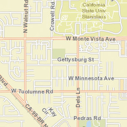 3050 Dels Lane Turlock CA 95382 Street Map