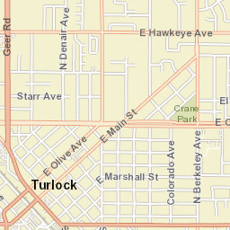 111 North Golden State Boulevard, Turlock, CA Street Map