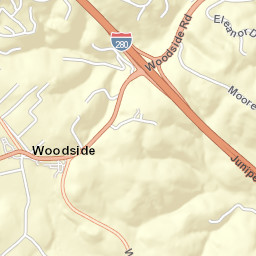 201-225 Mountain Home Rd, Woodside, CA Street Map