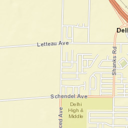 16820-16832 Bradford Dr Delhi CA Street Map