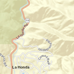 3-3365 Sears Ranch Road, La Honda, CA Street Map