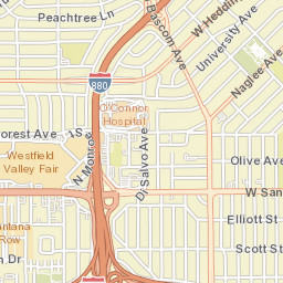367 Santana Row, San Jose, CA 95128, USA Street Map