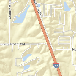 1330-1334 Ashland Hills Dr Cape Girardeau MO Street Map