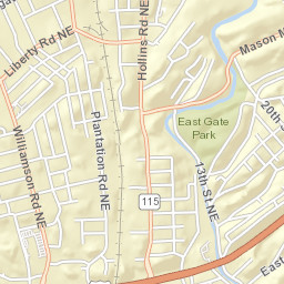 508-524 Fieldale Rd NE, Roanoke, VA Street Map