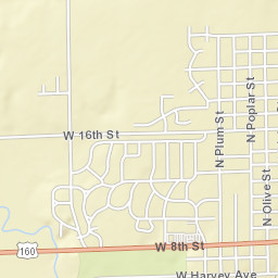 712-798 West Harvey Avenue Wellington KS Street Map