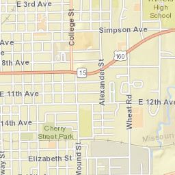 1924 East 15th Avenue Winfield KS 67156 Street Map