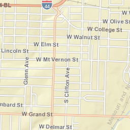 730 South Scenic Avenue, Springfield, MO Street Map