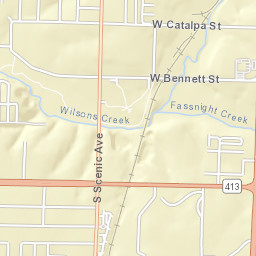 2789 W Bennett St, Springfield, MO 65807 Street Map