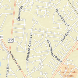 193 Richneck Rd, Newport News, VA Street Map