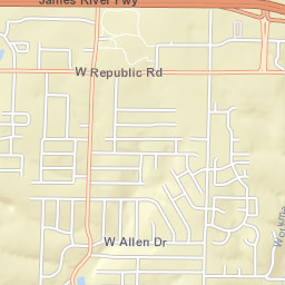 1900-2198 West State Highway M, Springfield Street Map
