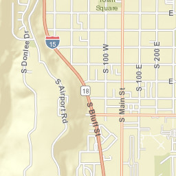 400-498 South 300 East, St. George, UT Street Map