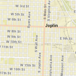 814-898 West 9th Street, Joplin, MO Street Map