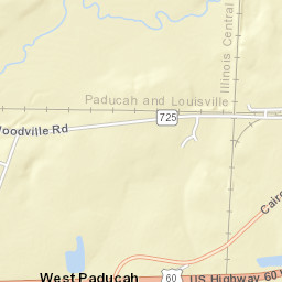8001 Woodville Road, West Paducah, KY Street Map