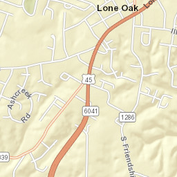 3200-3298 Bement St Paducah KY Street Map