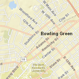 Colonnade Drive, Western Kentucky University Street Map