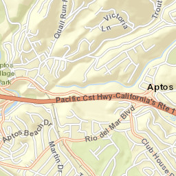 521 Monterey Dr, Aptos, CA 95003 Street Map