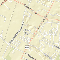 3170 Fitzgerald Industrial Drive, Bowling Green Street Map