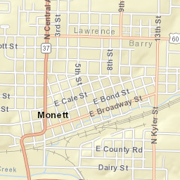 West Dunn Street, Monett, MO 65708, USA Street Map