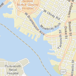 418 Mowbray Arch, Norfolk, VA 23507, USA Street Map