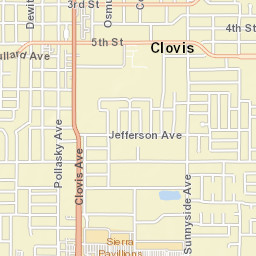 1519-1551 Scott Ave Clovis CA Street Map