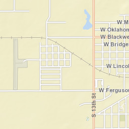 301 North 13th Street, Blackwell, OK 74631, USA Street Map