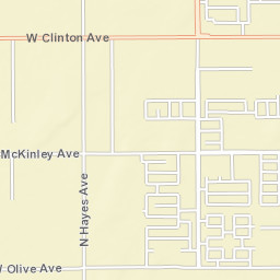 2181-2239 North Hayes Avenue, Fresno, CA Street Map