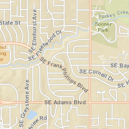 4913 Southeast Kentucky Street, Bartlesville Street Map