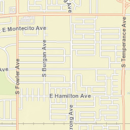 1017 South Fowler Avenue, Fresno, CA Street Map