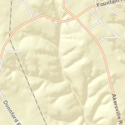 13662-13698 Fountain Run Road, Fountain Street Map