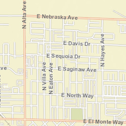 738-776 N Newton Dr Dinuba CA Street Map