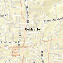 400-422 West Harrison Street, Reidsville, NC Street Map