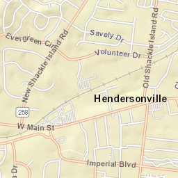 349 Johnny Cash Parkway, Hendersonville Street Map