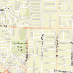 7482-7514 North Tenaya Way, Las Vegas Street Map