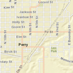611 Delaware Perry OK 73077 Street Map