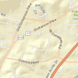 568 Campbell Rd Goodlettsville TN Street Map