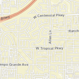 Bruce Woodbury Beltway North Las Vegas Street Map