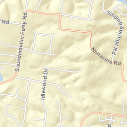 1012 Saundersville Ferry Rd, Mt Juliet, TN Street Map