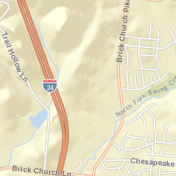 3409-3421 Brick Church Pike Nashville TN Street Map