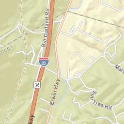 205 Unicoi Dr, Johnson City, TN 37601 Street Map