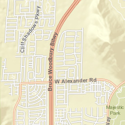 West Alexander Road, Las Vegas, NV Street Map