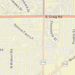 3901-3977 E Craig Rd North Las Vegas Street Map
