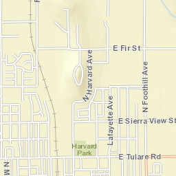 1500-1598 Clintwood Dr Lindsay CA Street Map