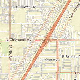 1701-1999 Cope Avenue, North Las Vegas Street Map