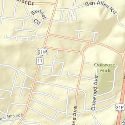 2814 Surf Dr Nashville TN 37207 Street Map