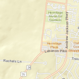 4382-4398 Lebanon Pike, Hermitage, TN Street Map