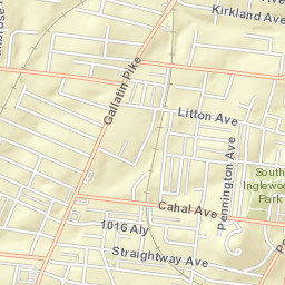 1012A Cahal Ave Nashville TN 37206 Street Map