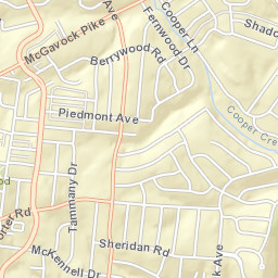 1440-1498 Riverside Dr Nashville TN Street Map